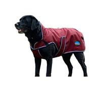 Weatherbeeta Comfitec Premier Deluxe Waterproof Dog Coat Burgundy/navy (75Cm)