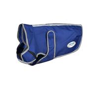 WeatherBeeta Dog Coat ComFiTec Premier Free Duo Deluxe Parka Dark Blue/Grey/White 40cm