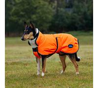 Weatherbeeta Comfitec Reflective 300D Deluxe Showerproof Dog Coat - Orange - Size: Dog 60cm - Dog Jackets