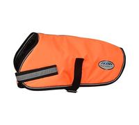 WeatherBeeta ComFiTec Reflective Parka 300D Dog Coat, Orange, 50cm