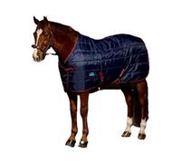 Weatherbeeta Comfitec Standard-Neck Channel Quilt 220G Horse Stable Rug Navy/burgundy (5 6")
