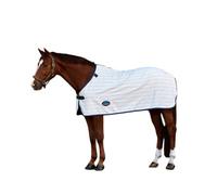Weatherbeeta Comfitec Standard-Neck Cotton Horse Under Rug White/navy (6 9")