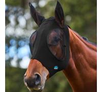 WeatherBeeta Fly Mask ComFiTec Stretch with Ears – Black/Black – Medium