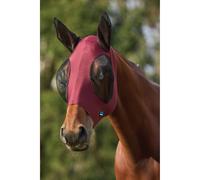 WeatherBeeta ComFiTec Stretch Fly Mask with Ears, Burgundy/Black, Extra Extra Small