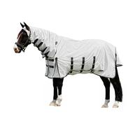 Weatherbeeta Comfitec Sweet Itch Shield Fly Sheet Combo - White/Charcoal