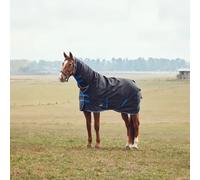 WeatherBeeta ComFiTec Tyro 220g Turnout Rug Combo Neck - Black/Cobalt