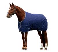 Weatherbeeta Comfitec Tyro Standard-Neck 220G Horse Turnout Rug Navy/charcoal (6 9")
