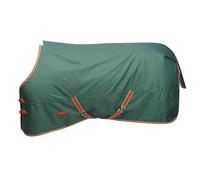 WeatherBeeta ComFiTec Tyro Standard Neck Medium Horse Turnout Rug, Green/Burnt Orange/White, 7'3