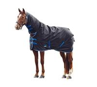 WeatherBeeta ComFiTec Tyro Turnout Combo Neck 220G, Black/Cobalt, 6'9