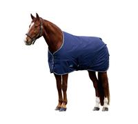 WeatherBeeta ComFiTec Tyro Turnout Standard Neck 220G, Navy/Charcoal, 6'5