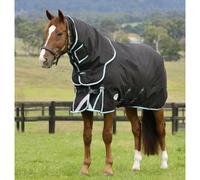 WeatherBeeta ComFiTec Ultra Comfi Detach-A-Neck 220g Turnout Rug - Charcoal