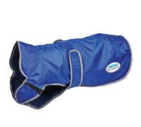 Weatherbeeta Comfitec Windbreaker Free Deluxe Dog Coat Dark Blue/Grey/White - 55cm