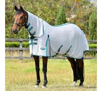 Weatherbeeta Comfitec Zephyr Plus Mesh Combo Neck Silver/Teal Green/Stone - 5'9