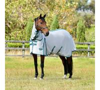 Weatherbeeta Comfitec Zephyr Plus Mesh Combo Neck Silver/Teal Green/Stone - 5'6