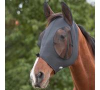 WeatherBeeta Deluxe Stretch Bug Eye Saver with Ears, Black/Black, Pony