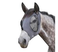 WeatherBeeta Deluxe Stretch Bug Eye Saver with Ears Grey/Black - Pony