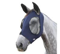 WeatherBeeta Deluxe Stretch Bug Eye Saver with Ears, Navy/Black, Warmblood