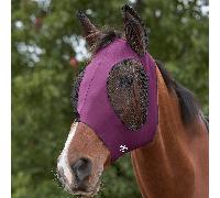 Weatherbeeta Deluxe Stretch Bug Eye Saver with Ears - Small Pony · Purple