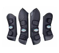 Weatherbeeta Deluxe Travel Boots - Navy/Red/White - Cob