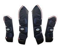 Weatherbeeta Deluxe Travel Boots Navy/red/white (Cob)
