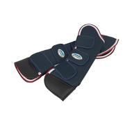 WeatherBeeta Deluxe Travel Boots, Navy/Red/White, Pony