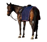 Weatherbeeta Essential Fleece Lined Horse Quarter Sheet Navy/burgundy (36In)