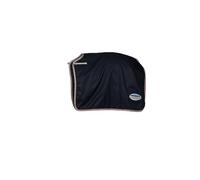 WeatherBeeta Essential Fleece Lined Quarter Sheet, Navy/Silver/Red, Medium