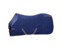 Weatherbeeta Fleece Cooler Standard Neck Turnout Rug5ft 3 Dark Blue/Grey/White