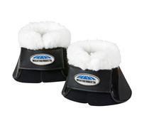 Weatherbeeta Fleece Trim Impact Bell Boots - Black - Size: Full