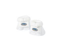 Weatherbeeta Fleece Trim Impact Bell Boots White (Pony)