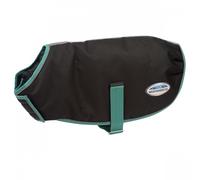 WeatherBeeta Green-Tec 900d Dog Coat Lite Plus Black/Bottle Green - 30cm