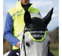 Weatherbeeta Hi Viz Reflective Ear Bonnet - Pony · Silver and Yellow