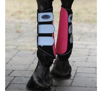 Weatherbeeta Reflective Single Lock Brushing Boots Pink - Cob