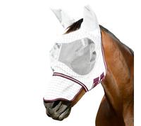 WeatherBeeta Hybrid Seasons Fly Mask - White/Maroon