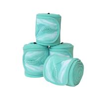 Weatherbeeta Marble Fleece Bandage 4 Pack - Turquoise Print