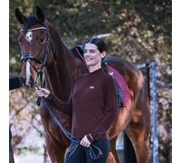 Weatherbeeta Medium Bamboo Long Sleeve Performance Base Layer - Womens Horse Riding Base Layer Tops - Mulberry