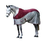 Weatherbeeta Micro-Air Standard-Neck Horse Cooler Rug Burgundy/grey (5 6")