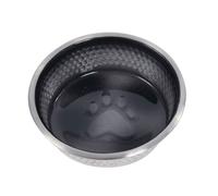 Weatherbeeta Non-Slip Stainless Steel Shade Dog Bowl - Black - Size: Large