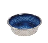 Weatherbeeta Non-Slip Stainless Steel Shade Dog Bowl - Blue