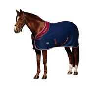 WeatherBeeta Opulence Show Sheet Standard Neck, Navy/Burgundy, 6'6