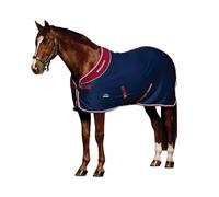 WeatherBeeta Opulence Show Sheet Standard Neck, Navy/Burgundy, 6'9