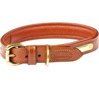 Weatherbeeta Padded Leather Dog Collar - - Size: S