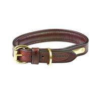 Weatherbeeta Padded Leather Dog Collar WB1258