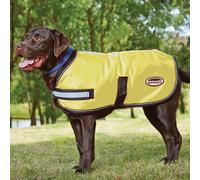 WeatherBeeta ComFiTec Reflective Parka 300D Dog Coat, Yellow, 25cm