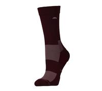 WeatherBeeta Performance Crew Riding Sock, Mulberry/Mauve Wine, Adults Medium