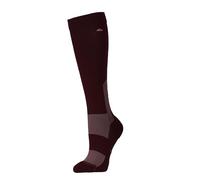 WeatherBeeta Performance Knee Length Riding Sock, Mulberry/Mauve Wine, Adults Large