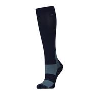 WeatherBeeta Performance Knee Length Riding Sock, Navy/Slate Blue, Adults Large