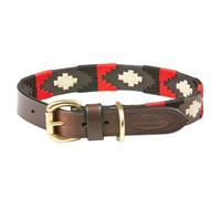 Weatherbeeta Polo Leather Dog Collar, 5 Colours, 6 Sizes