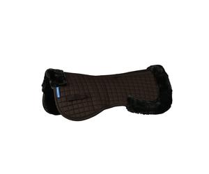 Weatherbeeta Prime Air-Tec Comfy Fleece Half Pad - Brown - Size: Small