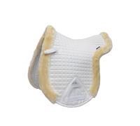 Weatherbeeta Prime Air-Tec Comfy Fleece Trimmed Numnah - White/Natural 17-17.5